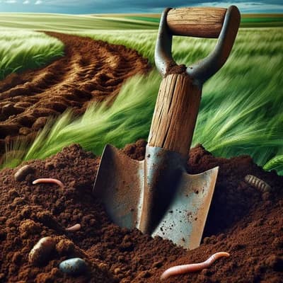 Illustration for: The shovel was a ground-breaking invention.